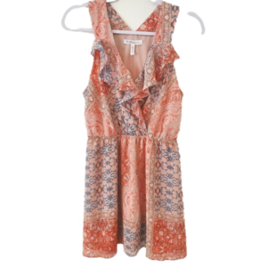 BCBGneration Halter Style Ruffle neckline Mini Dress  Sz S